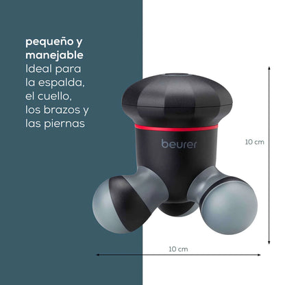 Mini-Masajeador eléctrico portátil con luz LED