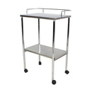 Mesa Pasteur Sin Cajón Cromada