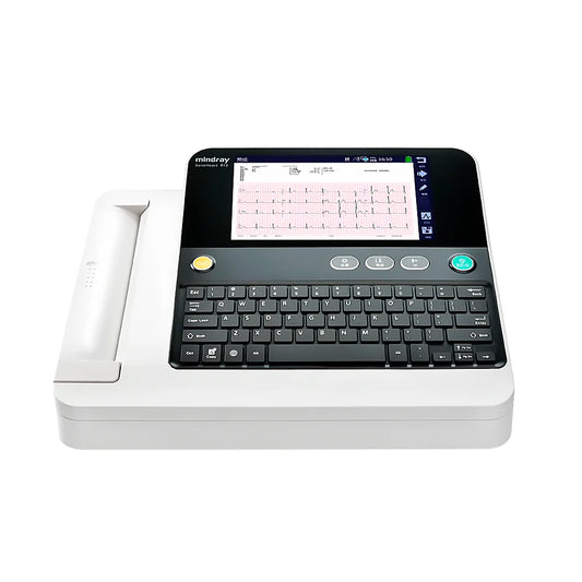 Electrocardiógrafo de 12 Canales y Algoritmo Glasgow, Pantalla 8 Pulgadas de Alta Resolución / BeneHeart R12 ECG Marca Mindray