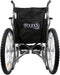 SILLA DE RUEDAS TODO TERRENO CON REPOSABRAZOS ABATIBLES NEUMATICOS DESMONTABLES (S450)