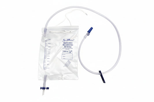 Bolsa Recolectora de Orina 2 Lts Tubo 5.2 MM - Marca Sensimedical