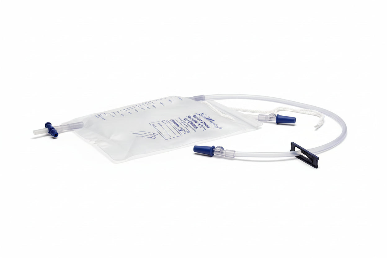 Bolsa Recolectora de Orina 2 Lts Tubo 5.2 MM - Marca Sensimedical