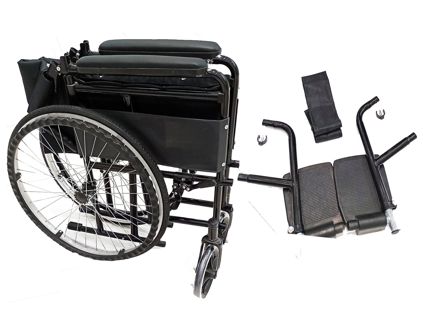 Silla De Ruedas HANDY, Estructura de Acero, Freno de Seguridad y Llantas Neumática Básica / S150N Marca Handy