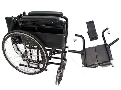 Silla De Ruedas HANDY, Estructura de Acero, Freno de Seguridad y Llantas Neumática Básica / S150N Marca Handy