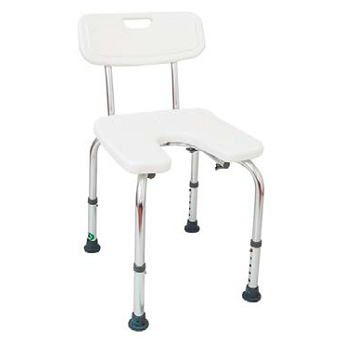 SILLA DUCHA CON ASIENTO PERINEAL (ED400201)