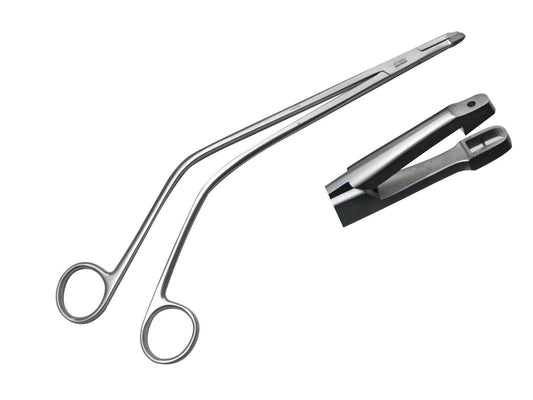 BIOPSY SHUBERT PINZA CURVA 27 CM. H.P. (5-57-5)