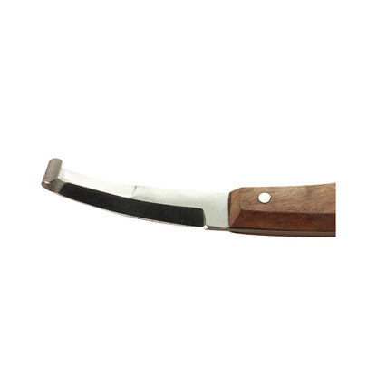 CUCHILLO VETERINARIO PARA CASCOS, MANO IZQUIERDA, 20 CMS DE ANCHO